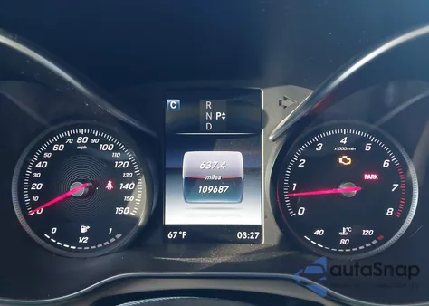 2017 Mercedes-Benz C 300 z USA, uszkodzony, nr VIN WDDWF4JB4HR254758